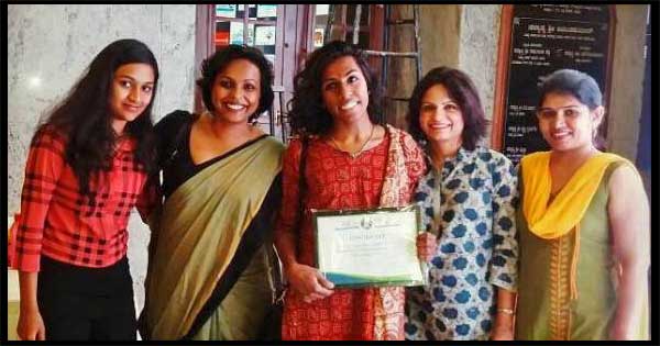 Shilok mukati finalist -Namma Bengaluru Foundation Award