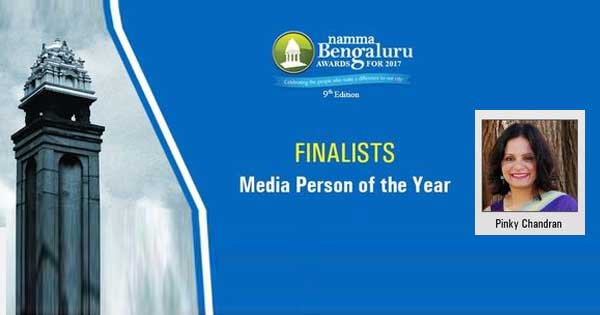 Award  by Namma Bengaluru in 2018
